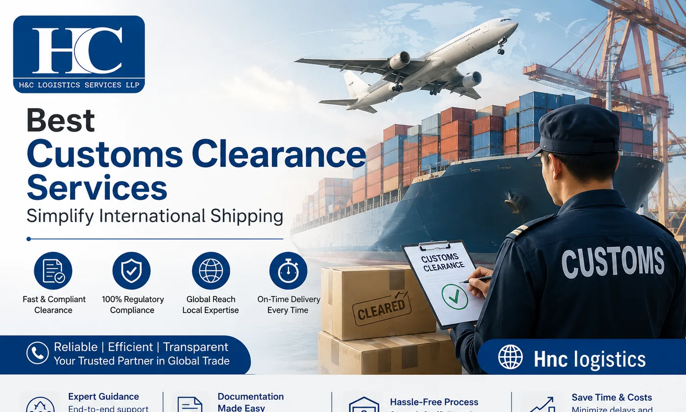 Customs clearance services for international shipping
