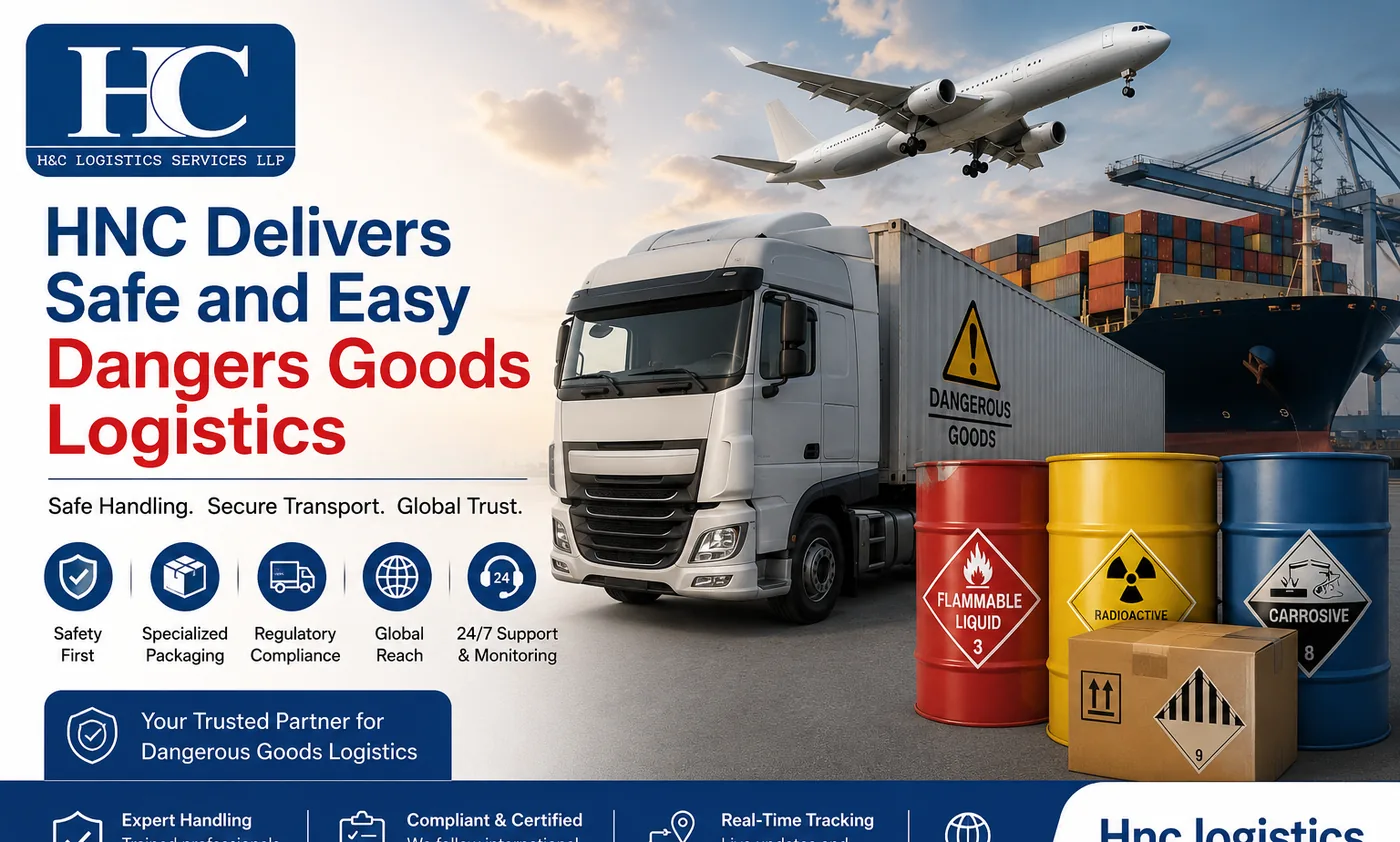 Dangerous goods logistics services in Delhi NCR
