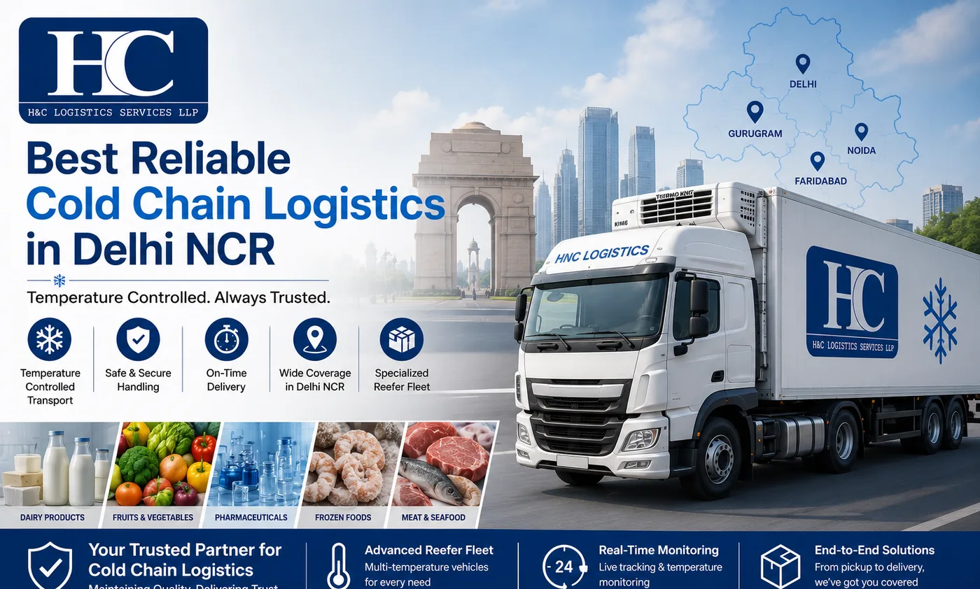 Reliable cold chain logistics in Delhi NCR