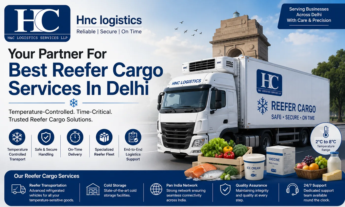 Reefer cargo services in Delhi